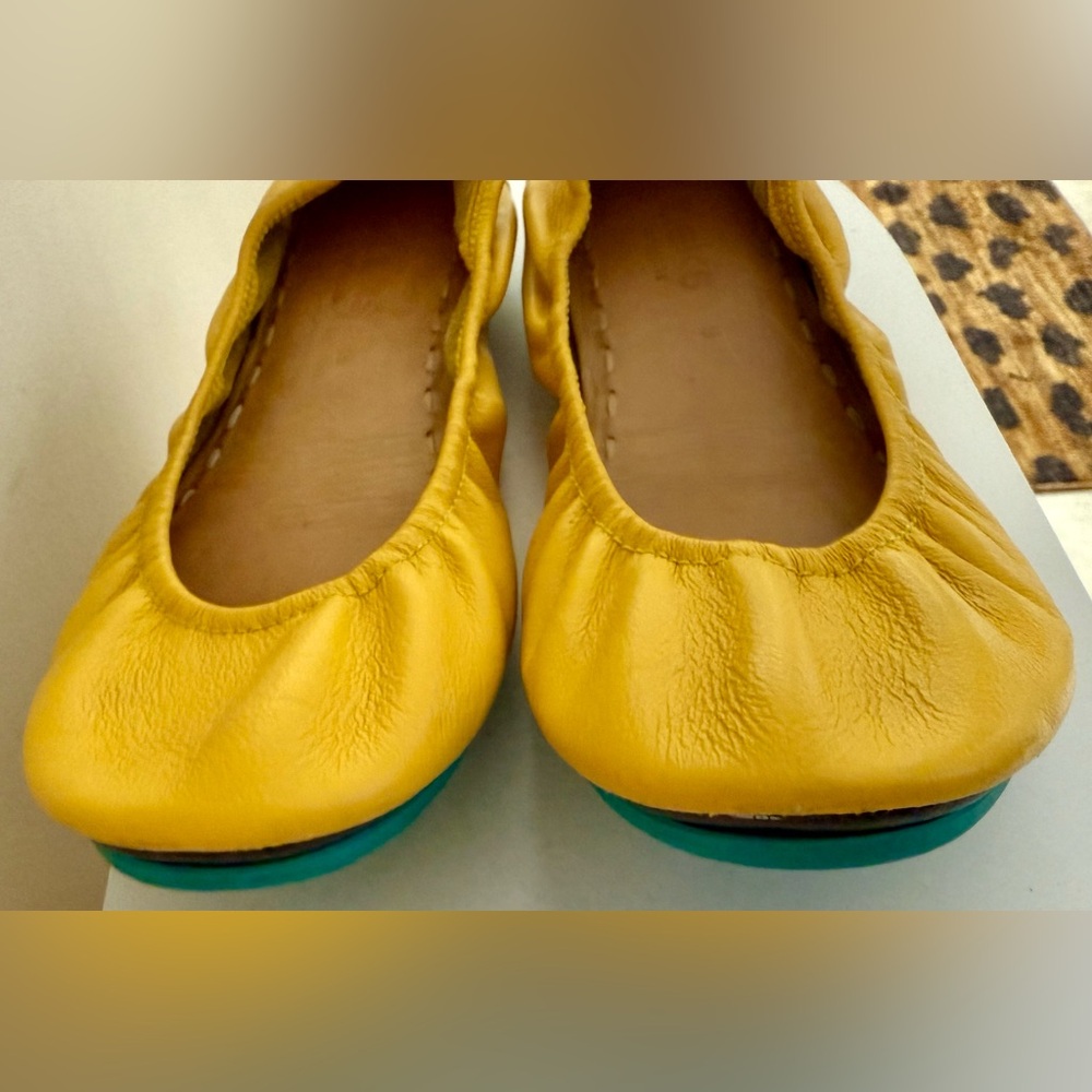 Mustard Tieks, size 9
